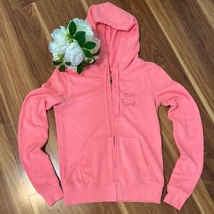 VS PINK Zip Frint Hoodie